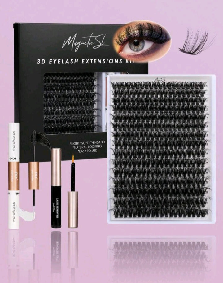 Fluffy DIY lash cluster kit