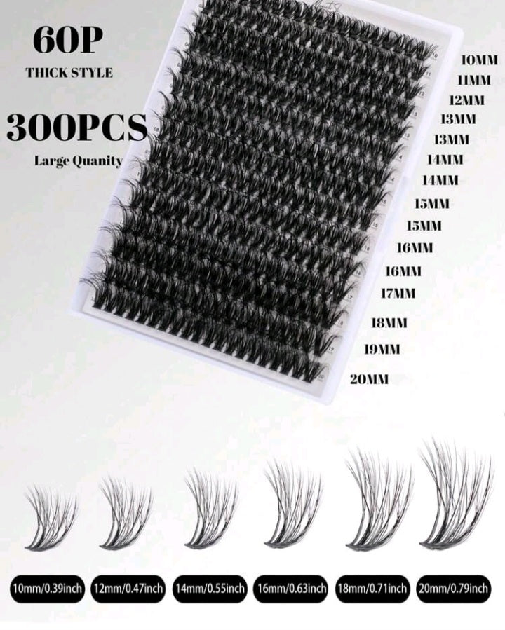 Fluffy DIY lash cluster kit