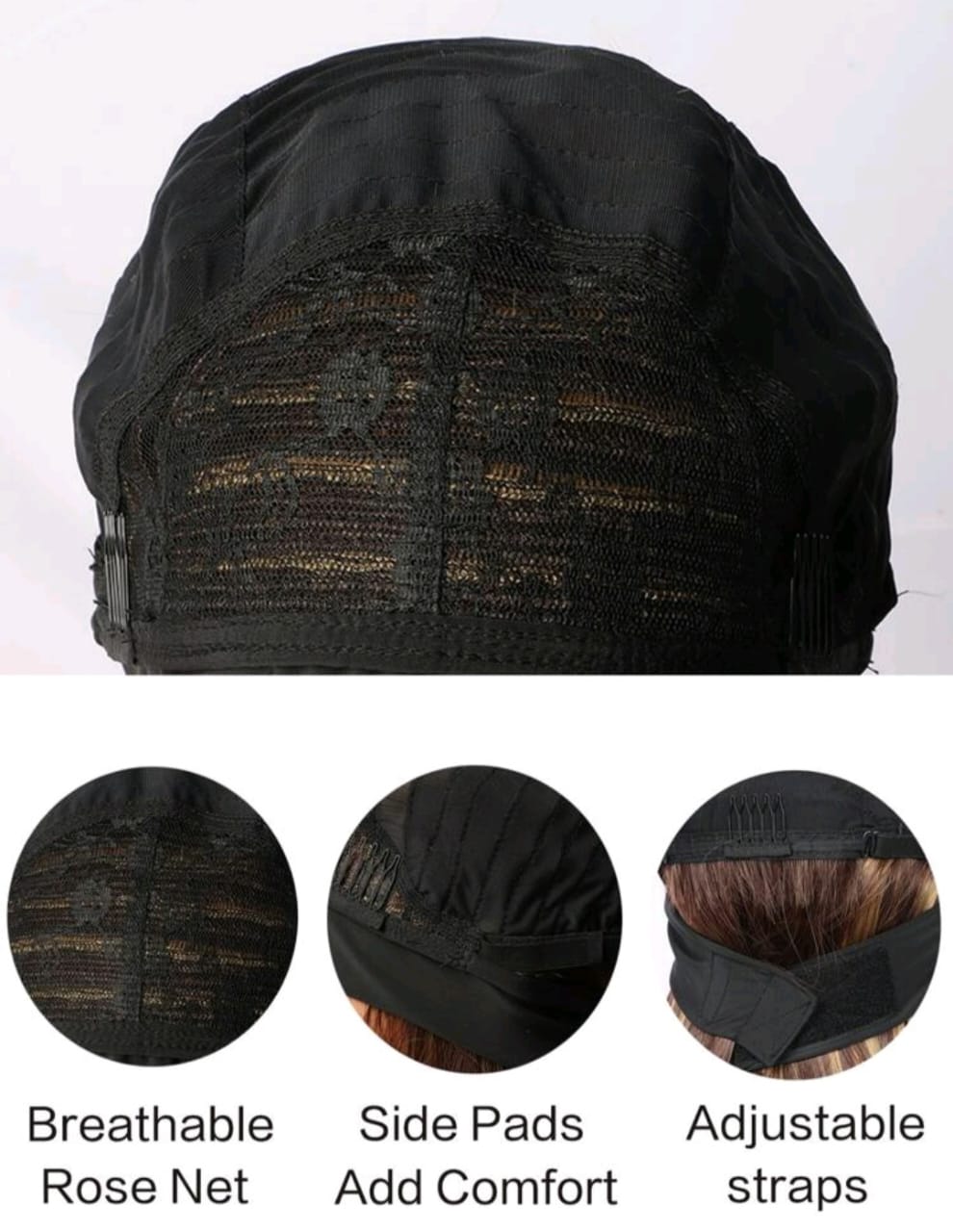 Ombré honey brown headband wig