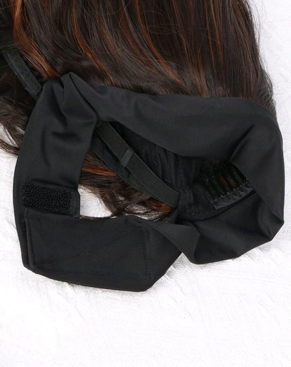 Ombré honey brown headband wig